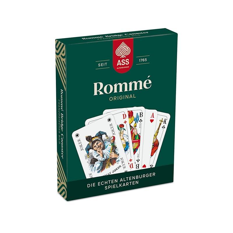 Mein perfektes Spielvergnügen mit dem Ass Altenburger Rommé in Weiß!